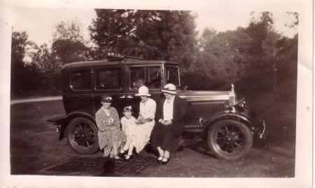 Family by car